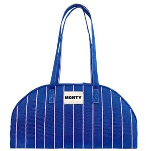 Blue Striped Purse